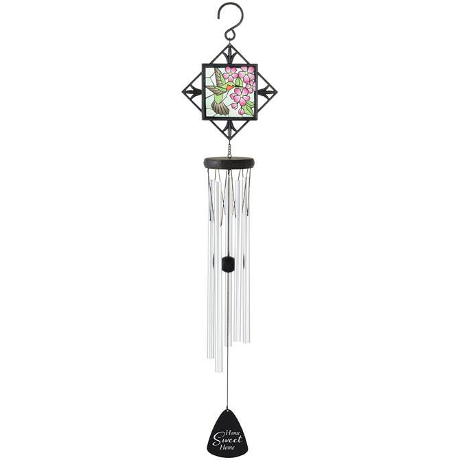 Carson | "Home Sweet Home" 30" Stained Glass Chime