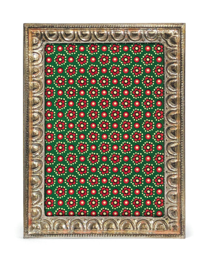 Cavallini & Co. 4 by 6 Inch Umbria Silver Florentine Frame
