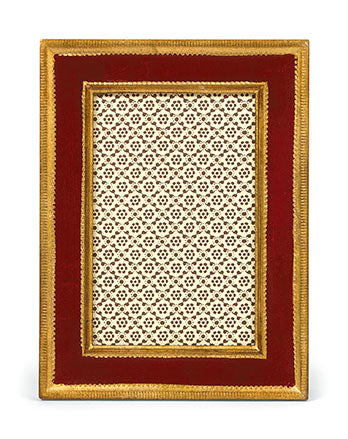 Cavallini & Co. 5 by 7 Inch Classico Red Florentine Frame