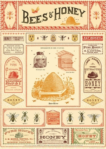 Cavallini & Co. Bees and Honey Decorative Paper