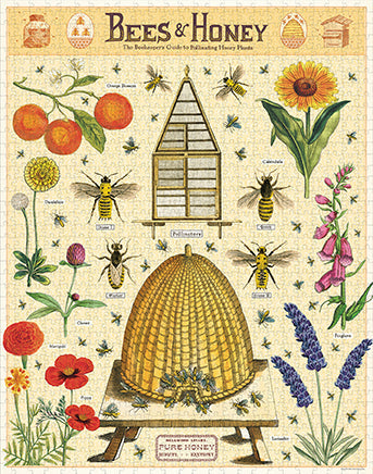 Finished puzzle measures 22 by 28 inches.