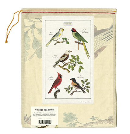 Tea towels come packaged in a hand- sewn muslin bag, making them the perfect gift.