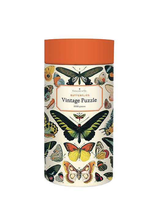 Cavallini & Co's. very popular Butterfly Decorative Paper is now available in puzzle form!
