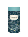 Cavallini & Co. Celestial 1000 piece puzzle features their ever-popular Celestial Chart Decorative Paper, a vintage star chart complete with maps of the northern and southern hemispheres.