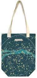 Cavallini & Co. Celestial Cotton Tote Bag