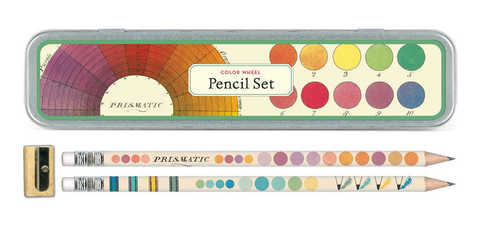 For the artist in you, and to keep color at hand. Color Wheel pencil set features plenty of color.
