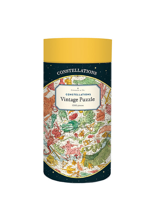 Cavallini & Co's. very popular Constellations 2 Decorative Paper is now available in puzzle form!