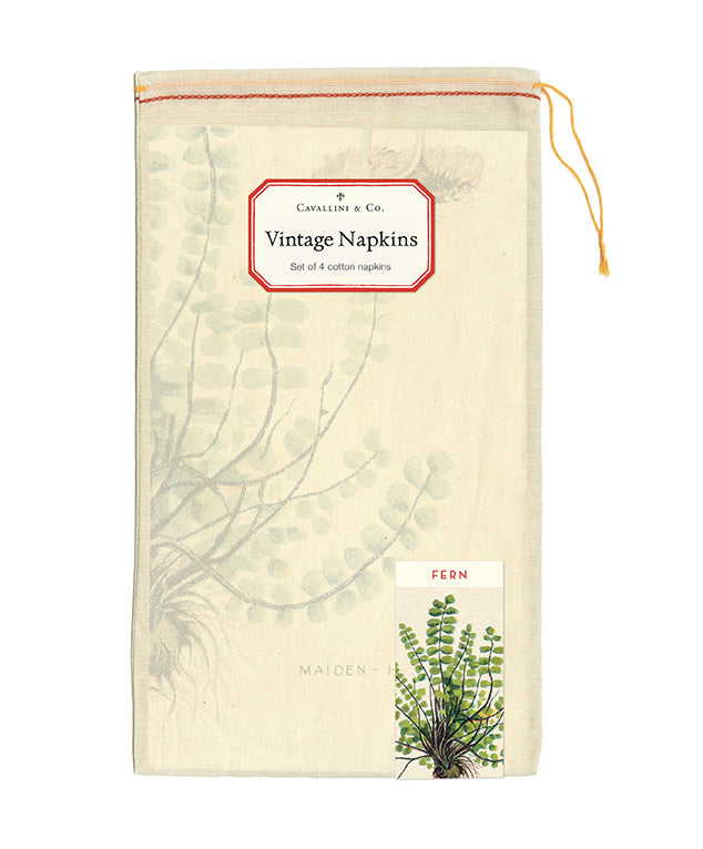 Napkins come packaged in a hand- sewn muslin bag ready for gifting.