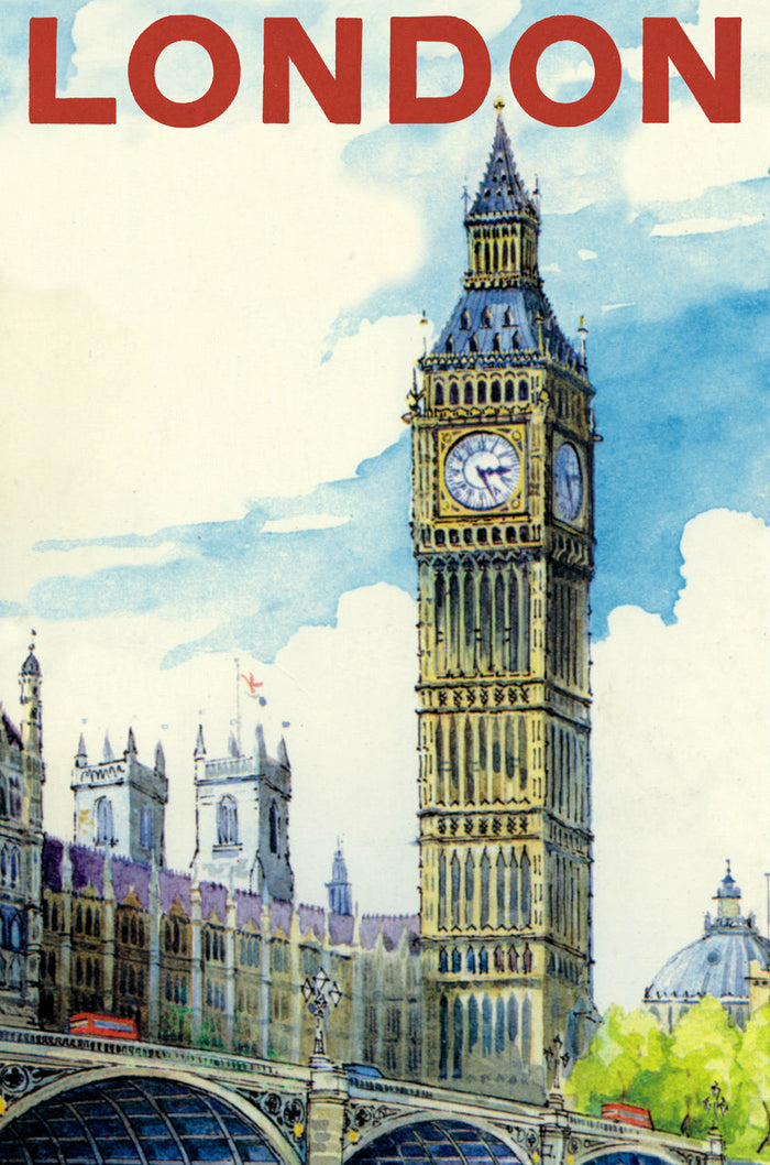Cavallini & Co. London Vintage Postcards come in both vertical and horizontal format.