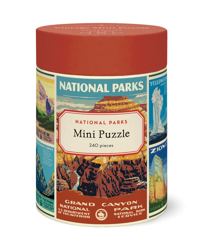 Cavallini & Co. National Parks 240 Piece Mini Puzzle front package image