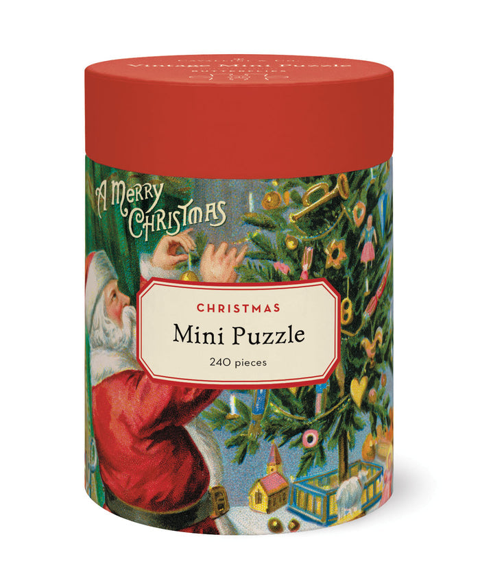 Cavallini & Co. Santa Claus 240 Piece Mini Puzzle image showing front of package