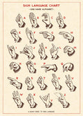 Cavallini & Co. Sign Language Decorative Paper