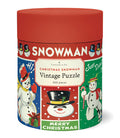 Cavallini & Co. Snowman 500 Piece Holiday Puzzle