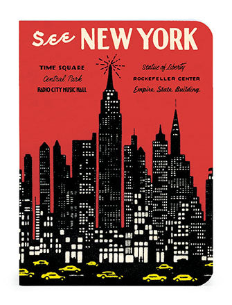 Cavallini & Co. VIntage New York Mini Notebook Set