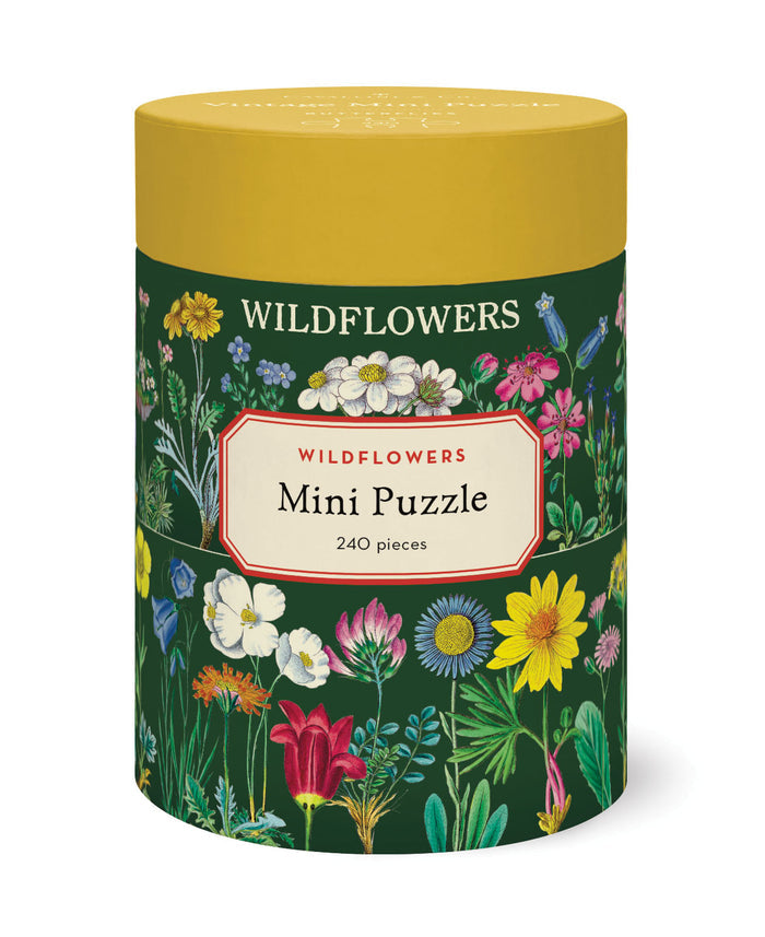 Cavallini & Co. Wildflowers 240 Piece Mini Puzzle image of front of package