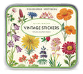 image of Cavallini & Co. Wildflowers Decorative Stickers in tin box