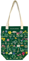 Cavallini & Co. Wildflowers in Bloom Cotton Tote Bag