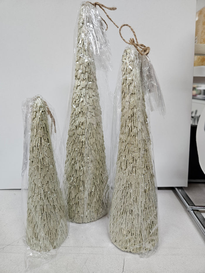 Champagne Tree Candle set/3