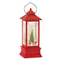 Christmas Lantern Lighted Silhouette Scene