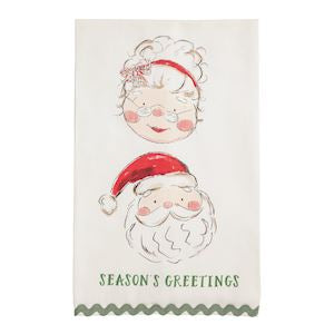 The Claus Family Printed Towel