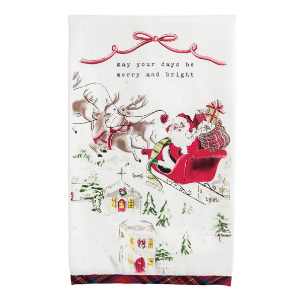 Christmas Printed Towels, Assorted styles