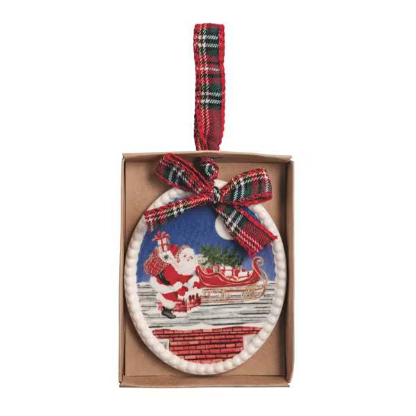 Christmas Scene Ornaments, Assorted Styles