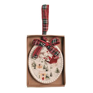 Christmas Scene Ornaments, Assorted Styles