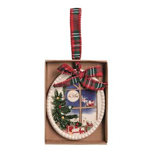 Christmas Scene Ornaments, Assorted Styles
