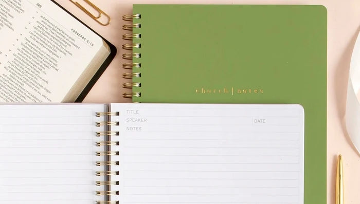 Church Notes Notebooks, Assorted Styles