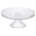 Clear Codi Glass Cake Stand