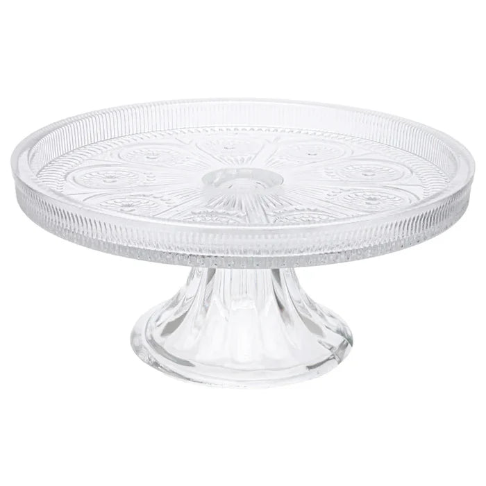 Clear Codi Glass Cake Stand