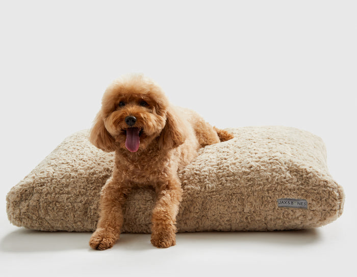 Cloud Pillow Dog Bed – Plush Rectangular Cushion