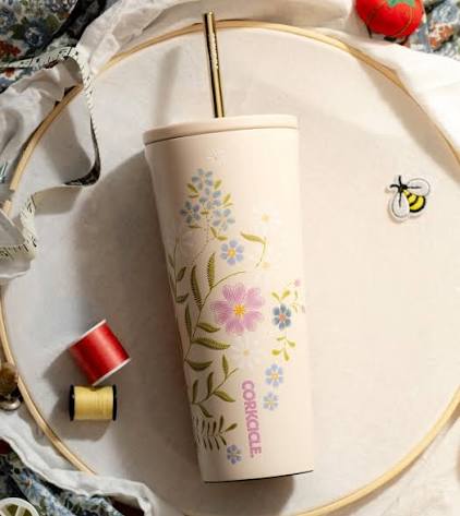 Corkcicle 16 oz Tumbler Kitsch Stitch