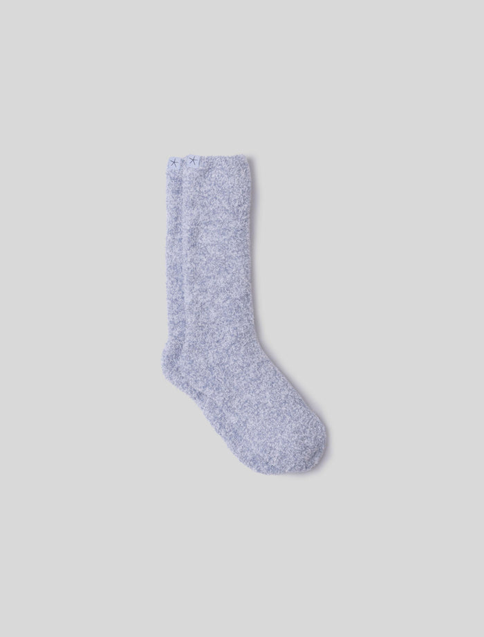 CozyChic Heathered Socks, Heathered Snow Drip