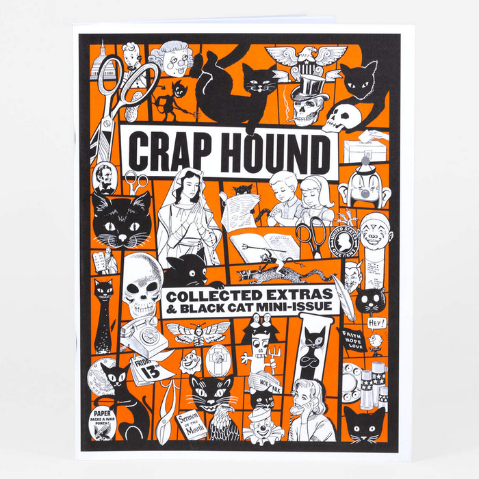 Crap Hound Magazine- Collected Extras with Black Cats Edition Cover