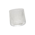 Creative Co-Op | 4 oz. Embossed Spinning Whiskey Glass