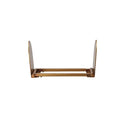 Creative Co-Op | Adjustable Metal Book Rack, Antique Gold