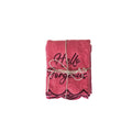 Creative Co-Op | Cotton Bath Towels w/ Embroidered Saying, Set of 2