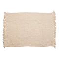 Creative Co Op | Cotton Blend Cream Throw