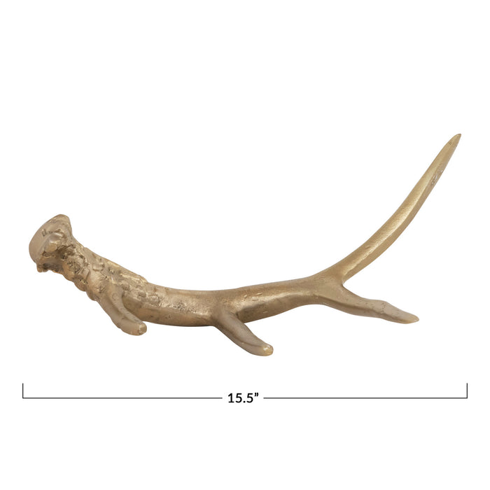 Creative Co-Op | Gold Finish Aluminum Antler Décor