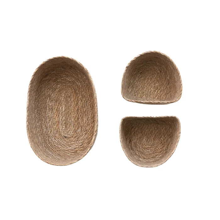 Creative Co-Op | Hand-Woven Seagrass Nesting Baskets, Set of 3