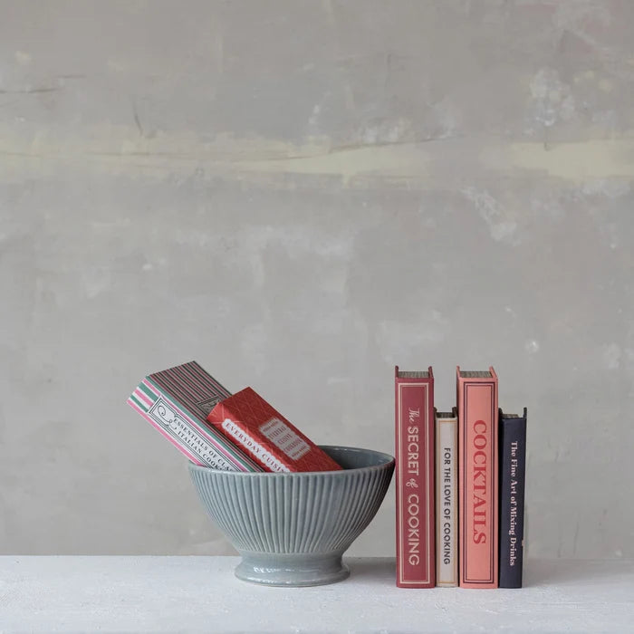Creative Co-Op | MDF & Linen Book Storage Boxes