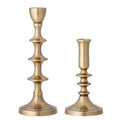 Creative Co-Op | Metal Taper Holders with Antique Finish, Assorted Sizes