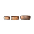 Creative Co-Op | Oval Metal Planters, Set of 3