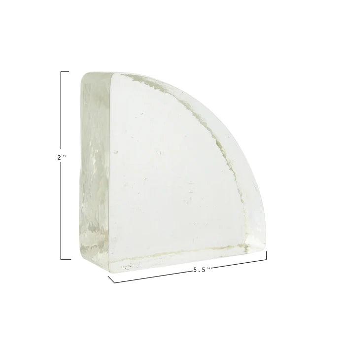 Creative Co-Op | Recycled Glass Bookend