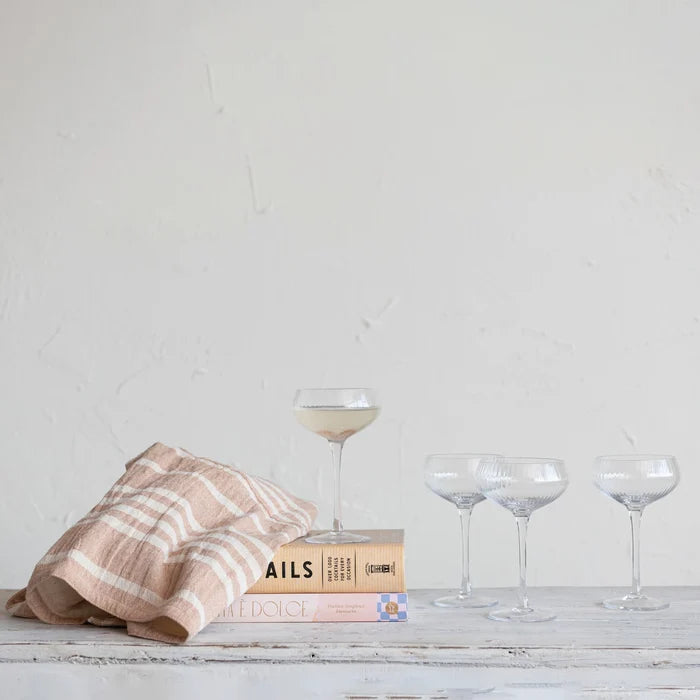 Creative CO-OP | Stemmed Champagne Glass