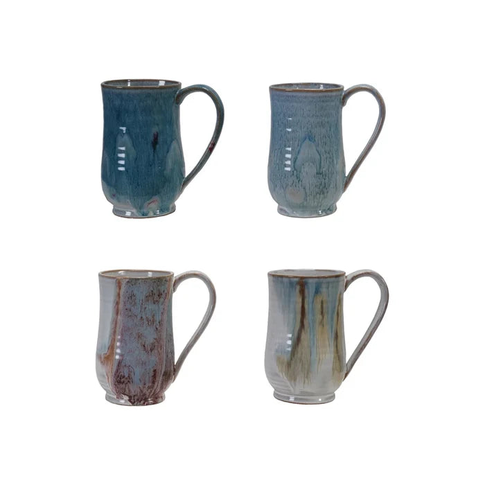 Creative Co-Op | Stoneware Mug, Reactive Glaze,