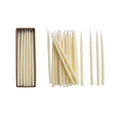 Creative Co-op | Unscented Thin Taper Candles In a Box- Set of 24