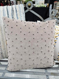 Creative Co-op| Velvet French Knot Pillow