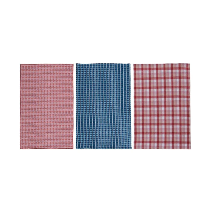 Creative Co-Op | Woven Cotton Tea Towel, Assorted Pattern